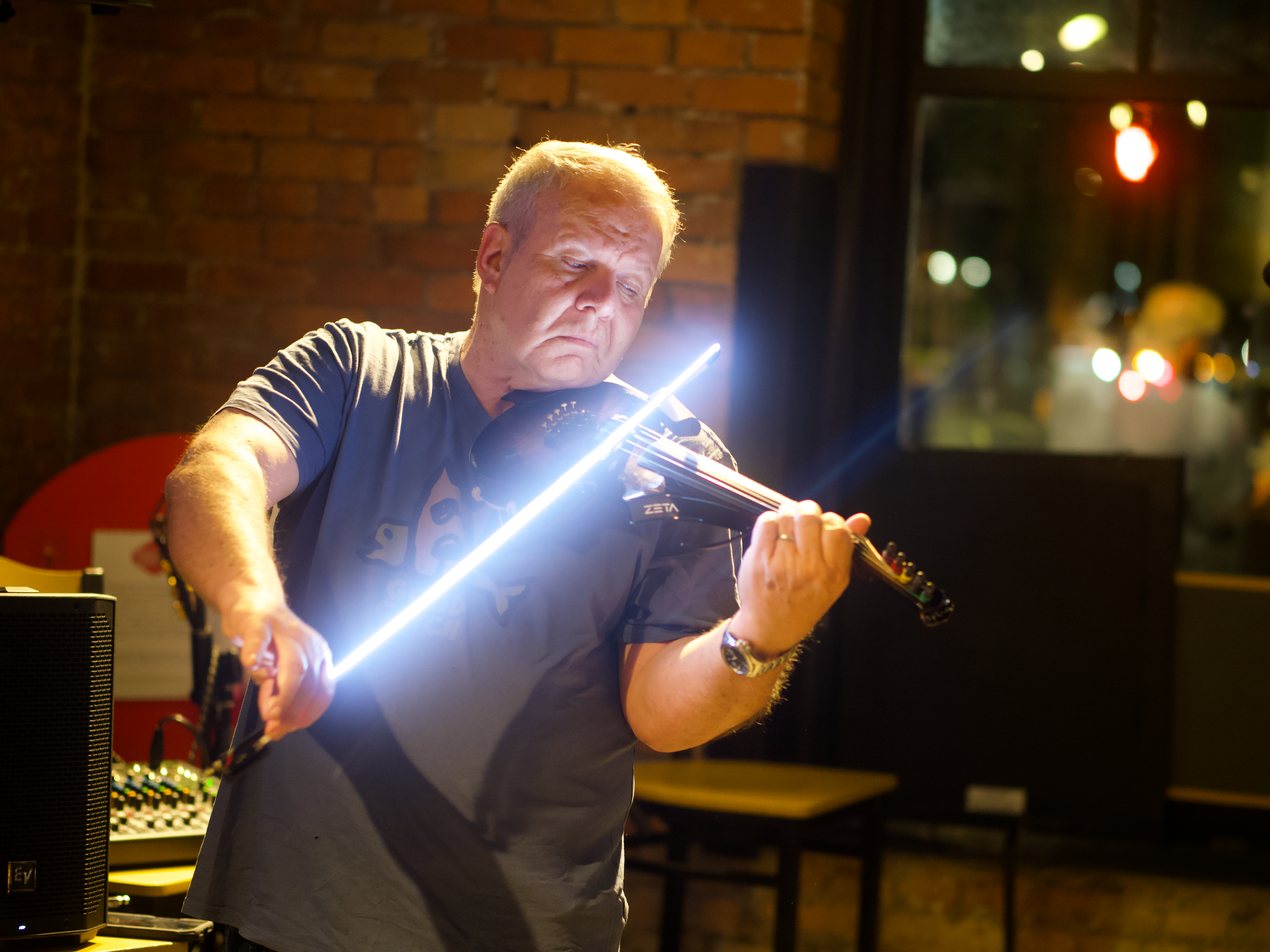 Electric Violin, Open Mic Night at Quenched & Tempered